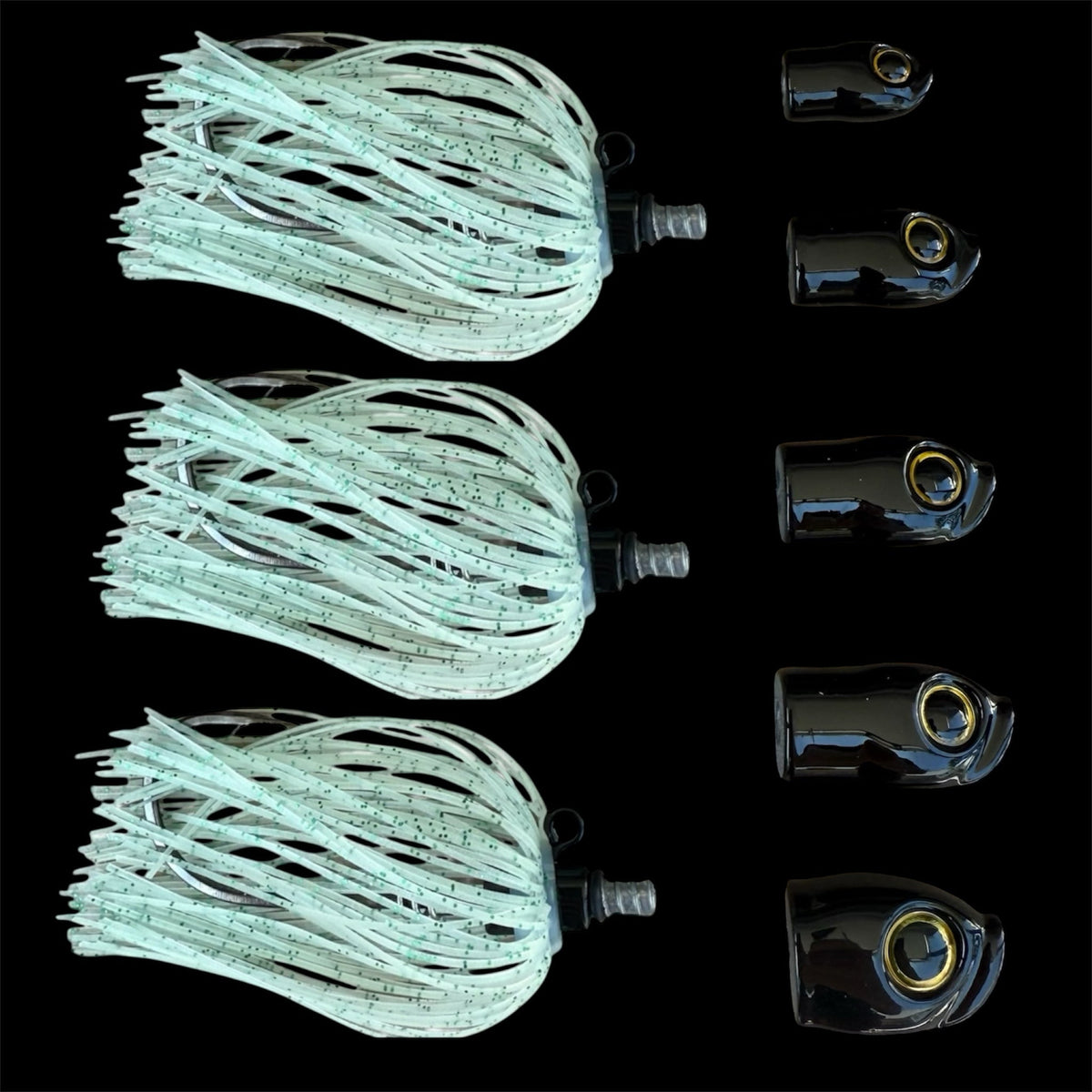 Skirted Screwy Head Jigs